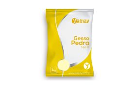 Gesso Pedra Amarelo 1kg - Yamay
