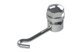 Gurin Com Gancho Esquerdo Redondo Hl Fechado 35.05.005 - Morelli