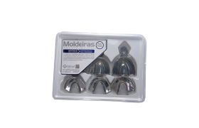 MOLDEIRA ACO INOX LISA KIT C/ 06 BIOART