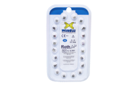 BRÁQUETE ROTH LIGTH 22 KIT 5X5 COM GANCHO(13°) - Ref.10.10.961 - MORELLI