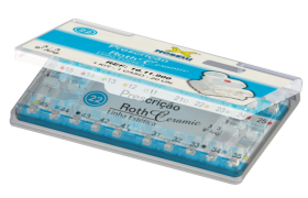 BRÁQUETE CERAMIC ROTH 22 KIT 5X5 COM GANCHO C/P - Ref.10.11.900 - MORELLI