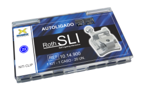 BRÁQUETE AUTOLIGADO ROTH 22 KIT 5X5 COM GANCHO C/P - Ref.10.14.900 - MORELLI