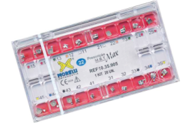 BRÁQUETE MBT MAX 22 KIT 5X5 COM GANCHO CP - Ref.10.35.905 - MORELLI