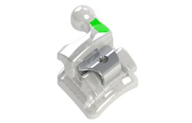 Bráquete Cerâmico Roth Ceramic Sli 0,022" - Dente 23 - 9° Ang c/ Gancho - 10.12.006 - Morelli