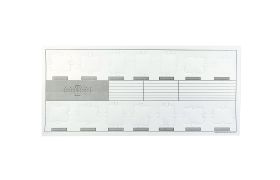 Ficha Cartao para Rx 14 Furos Papel com 25 - Grafica Dallas