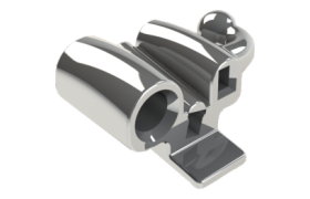 TUBO SOLDA MBT 22/45 TRIPLO CON SUP ESQ - Ref.20.35.502 - MORELLI