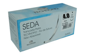 FIO AGULHADO SEDA 4.0 CX C24 - TECHNOFIO 