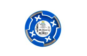 FIO INOX DURO ELASTICO 014 0.35MM ROLO  55.01.035 