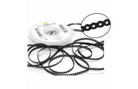 Elástico Corrente Curto Preto Ref.60.05.111 - Morelli