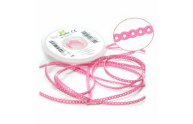 Elástico Corrente Curto Rosa Bebe Ref.60.05.119 - Morelli