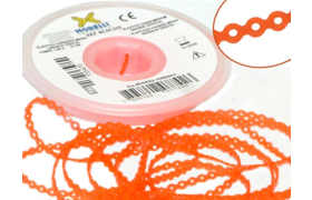 ELÁSTICO CORRENTE MÉDIO LARANJA CRISTAL - Ref.60.05.252 - MORELLI