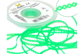 ELÁSTICO CORRENTE MÉDIO VERDE CRISTAL - Ref.60.05.253 - MORELLI