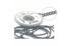 Elástico Corrente Curto Cinza Ref.60.05.501 - Morelli