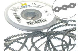 Elástico Corrente Longo Cinza Ref.60.05.521 - Morelli