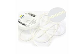 Elástico Corrente Longo Branco Renda 1,5m 60.05.327 - Morelli