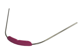 Placa Labio-Ativa Ortodontica Com Gancho Rosa 50.50.007 - Morelli