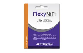 ARCO FLEXY NITI TERMOATIVADO 0.016X0.016 RETANGULAR INFERIOR 52.35.2116 ORTHOMETRIC