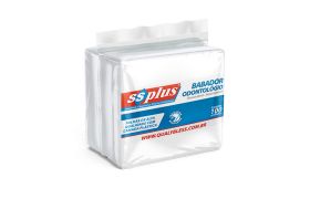 BABADOR DESCARTAVEL  C/ 100 BRANCO - SSPLUS