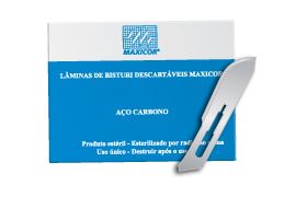 LAMINA BISTURI NUMERO 10 CARBONO - MAXICOR