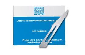 LAMINA BISTURI NUMERO 11 CARBONO - MAXICOR