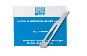 LAMINA BISTURI NUMERO 15C CARBONO - MAXICOR