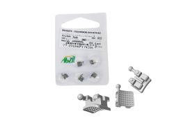 BRÁQUETE METAL ROTH 022 MONOBLOCO (DENTE 44) L4R - ABZIL 3M