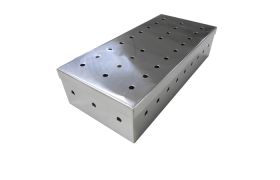 ESTOJO INOX 26 X 12 X 06 PERFURADO - LUMINOX