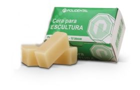 Cera Escultura Em Bloco Branca - Polidental