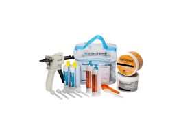 Silicone Adição President Putty Soft Kit + Regular Body + Heavy Body + Dispensador - Coltene
