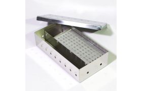 Estojo Inox Para Endo Perfurado 20 X 10 X 05 - Luminox