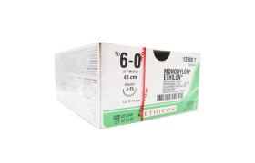 FIO AGULHADO MONONYLON 6.0 1/2 1,7CM - ETHICON