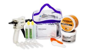 Silicone Adição President Putty Kit + Light Body + Dispensador - Vigodent