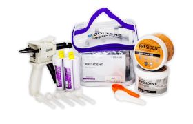 Silicone de Adição President Putty Super Soft + Xtralight + Dispensador - Coltene
