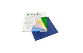 Lencol De Borracha Dam Hygenic Medio Azul (127X127Mm) Com 52 Unidades - Vigodent