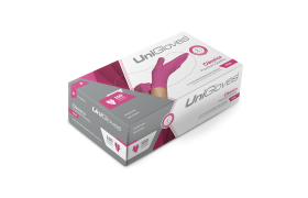 Luva de Látex Pink/Rosa - Unigloves