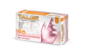 Luva Nitrilo Rosa G - Talge