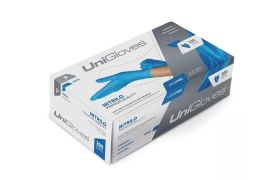 LUVA UNIGLOVES NITRILO BLUE M - UNIGLOVES