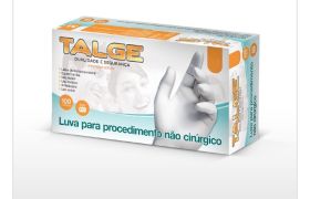 Luva de Látex sem talco Powder Free - G - TALGE
