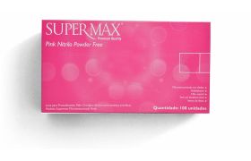 Luva de Nitrilo Pink/Rosa - Supermax