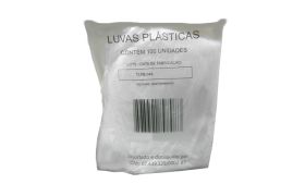 SOBRE LUVA C/100 -  PLAST LUVAS 