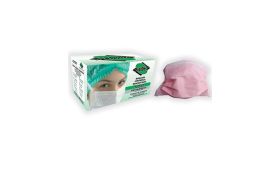 Máscara Descartável com Elástico 50 Rosa - Protdesc