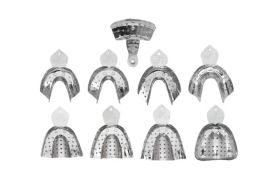 Moldeira Adulto Aluminio Perfurada com9 - Tecnodent