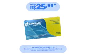 Luva para Procedimento Látex Sem Pó - Safemax