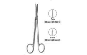 TESOURA METZEMBAUN 15CM CURVA - QUINELATO