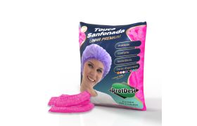 Touca Descartável Sanfonada Rosa | Protdesc