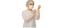 Avental Descartável. Tnt Ml Punho Elástico Gr20 | Fava