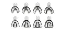 Moldeira Inox Lisa 8 Unidades - Tecnodent